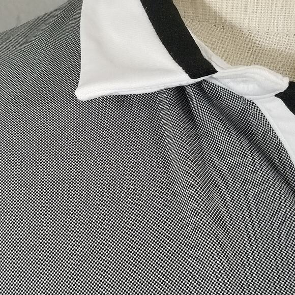 FootJoy Golf Polo Shirt XL Gray Stretch Bird Logo Performance Polyester Spandex - Picture 4 of 13